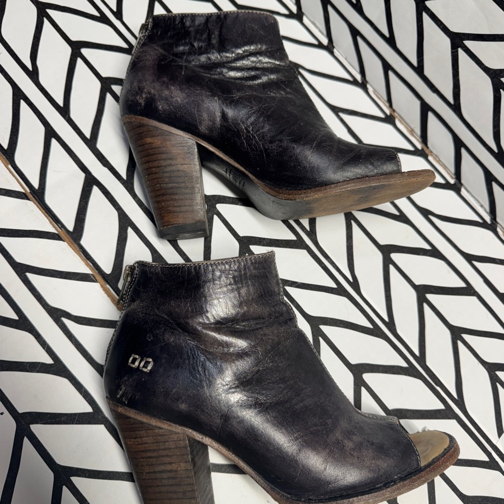 BED|STU Onset Peep Toe Ankle Boots in 9.5 - Picture 4 of 8